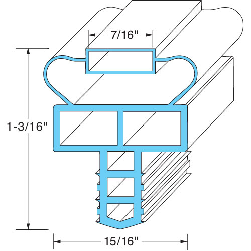 Gasket, Door  For Randell - Part# Ingsk1046