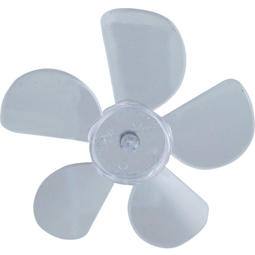 Heatcraft 5101B 5-1/2" Clear  Fan Blade W/ 3/16" Shaft Hole