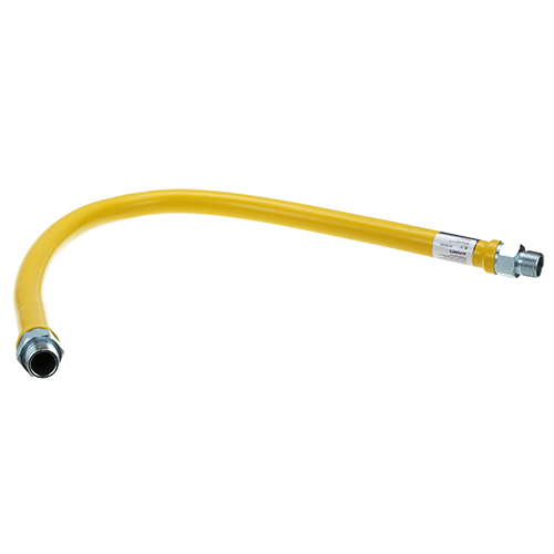 Dormont 54-S0158-48 Gas Hose 1" X 48" S/S Yellow