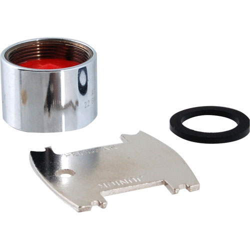 T&S Brass 199-06 Aerator , 2.2Gpm,Vandal Resist