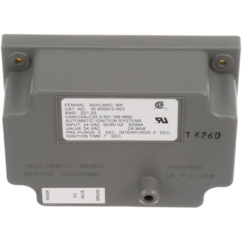 Hobart 00-356589-00001 Spark Ignition Control Module 1/4"