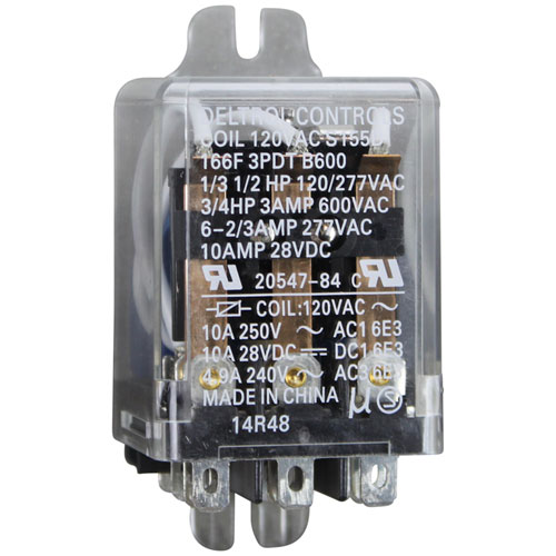 Hobart 00-205113-00001 Dishwasher Relay 3PDT