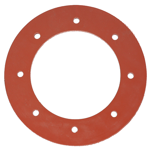 Market Forge 08-4405 4-1/4" Red Silicone Probe Plate Gasket W/ 1-1/4" MT Hole CTRS