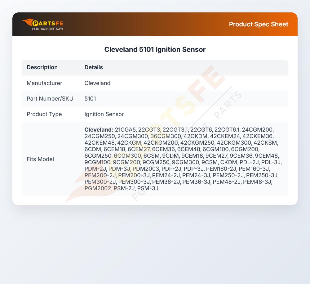 Cleveland 5101 Ignition Sensor