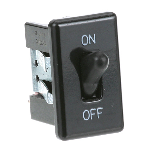 Bunn BU4225.0002 Black Toggle Switch W/ 2 Terminals, 5/8" X 1-1/4" Hole Mount, On/off