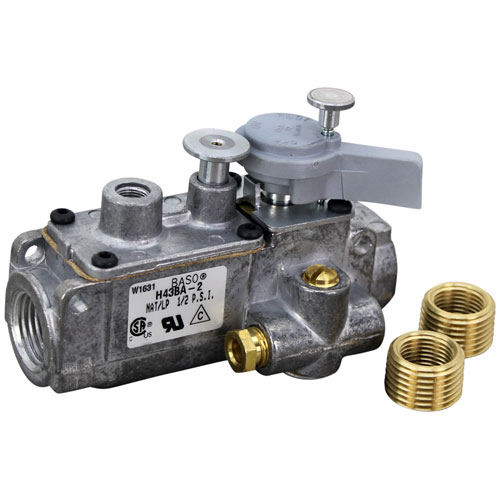 Johnson Controls H43BA-2 Pilot Safety Valve W/Reducer Bush 1/2" X 3/4" FPT In/Out