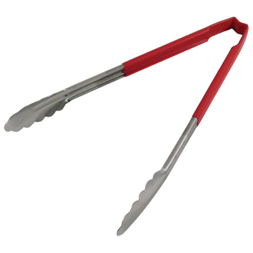 Tong Ss 12" Grip Red  For Edlund - Part# 31211