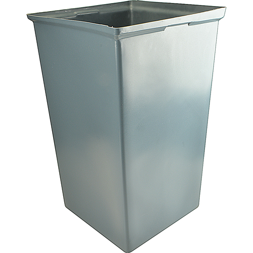 Rubbermaid RBMDFG356700GRAY Rigid Trash Liner 35 Gallon Plastic