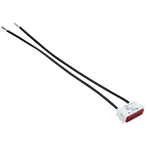 Hobart 411496-E4 250V Broiler Red Hat Signal Light , 3/8" X 1-5/16"