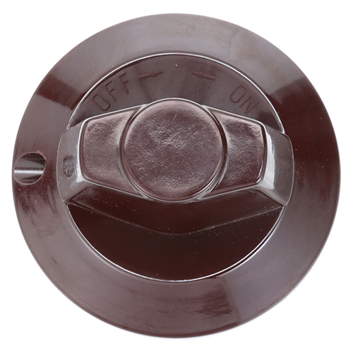 Hobart 719255-00012 Red Knob W/set Screw, Burner Valve Knob , D-Stem Flat Down