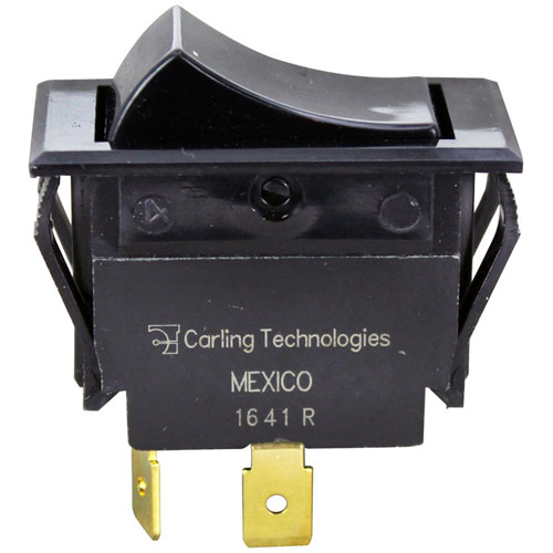 Frymaster 807-3580 SPST Black Rocker Switch, On/off, 7/8" X 1-1/2"