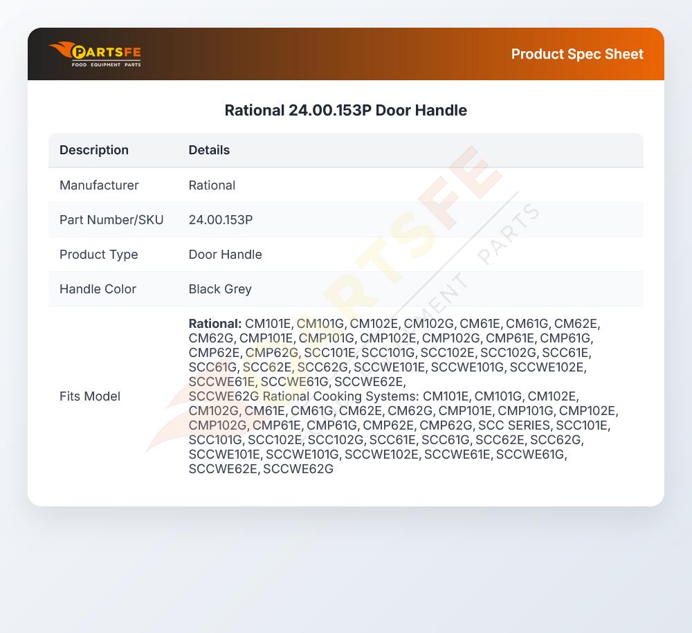 Rational 24.00.153P Door Handle