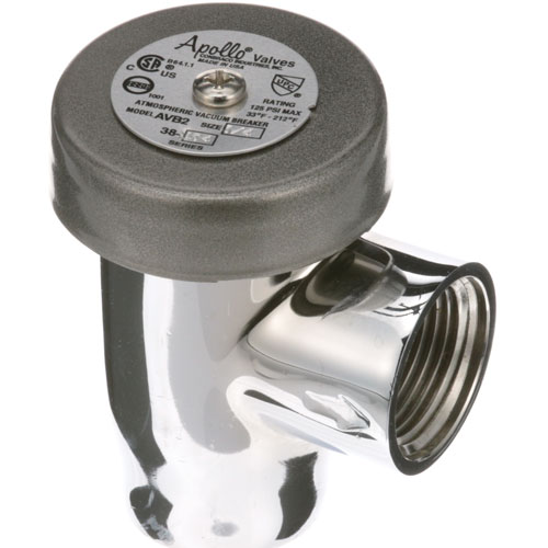 Jackson 48203000800 Chrome Polished Vacuum Breaker 3/4" NPT