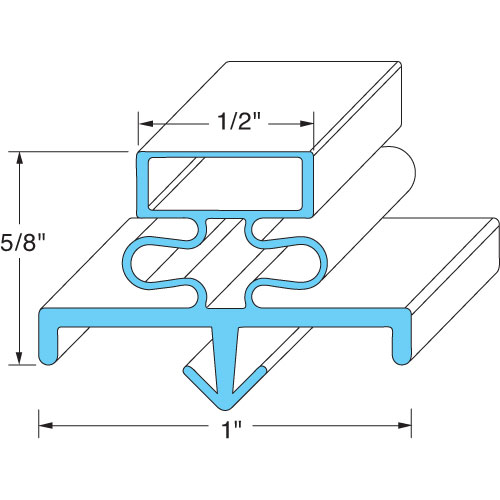 Mccall 2GAD0691-001 Door Gasket 24-1/2" X 62-1/2"