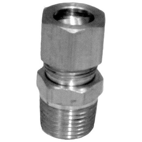 Garland 1095499 Brass Male Connector - 3/8" MPT x 7/16" CCT Nut & Ferrule