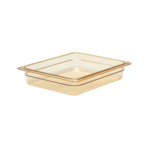 Cambro 22HP-772 1/2 SZ 2.5" Food Pan Amber High Heat