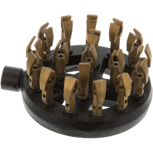 Imperial 1271 Range Propane Duck Jet Burner 8" DIA CI 18 Tip