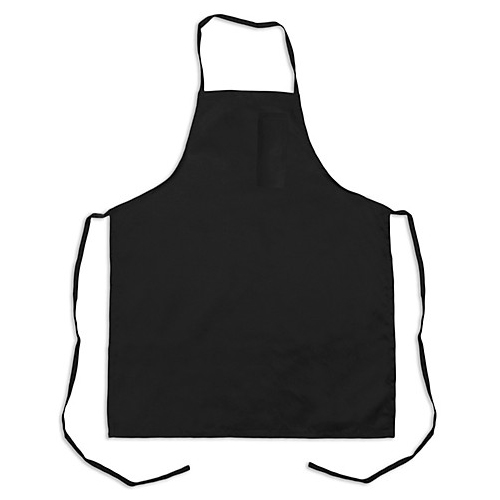 Allpoints 1461BLK KNG 32 in Bib Apron Black Pencil Pocket