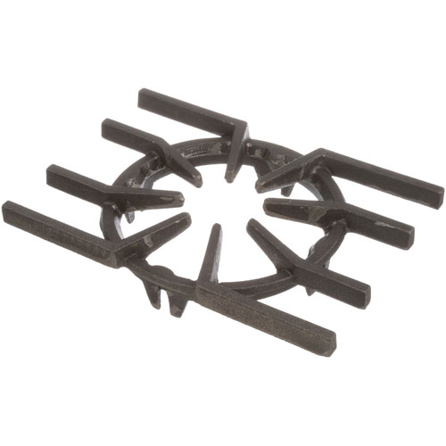 Jade Range 1011900000 Cast Iron Spider Grate 6-3/4" DIA, 9-7/8" X 6-7/8" SQ, 4 Notches, 8 Legs