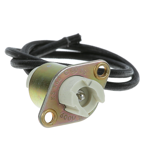 Hobart 30001 Socket For Snap-In Elements, 7/8" Dia Panel Hole, Wire 16"