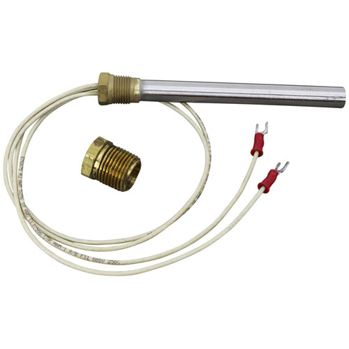 Hatco 02-05-002 5-5/8" Cartridge Heater W/Terminals,  3/8 FPT x 1/2 MPT