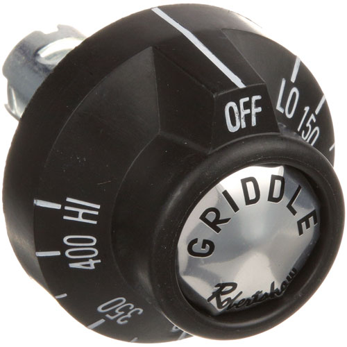 Hobart 715074 Black 1-15/16" DIA Knob with 1-1/4" Protrusion Extends