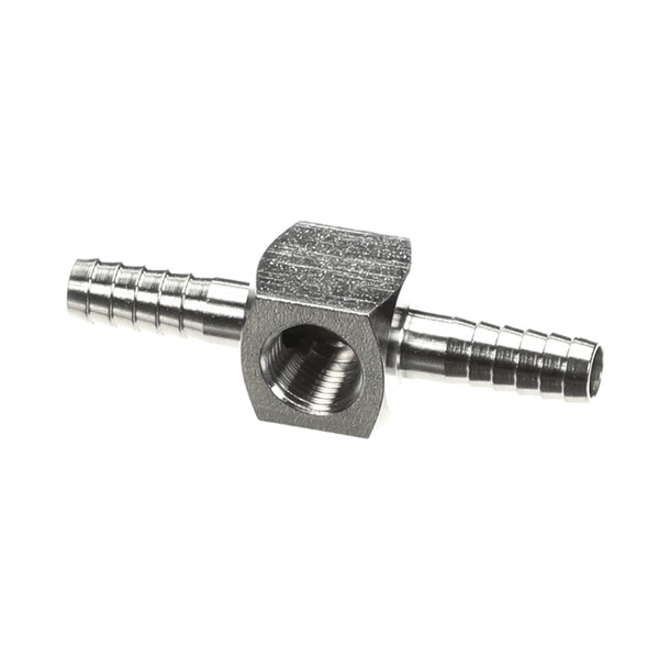 Cornelius 5083 Frozen Dispenser Fitting T-Shaped 1/8" FPT X 1/4" Barb SS