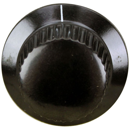 APW 2R-88705 Black Knob W/Pointer & Screw Set 1-1/2" Dia