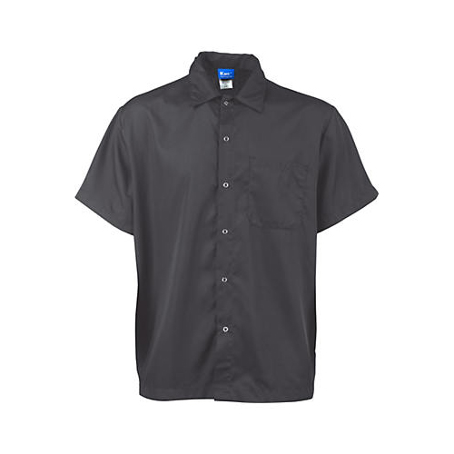 Allpoints 25522XL KNG Frontsnap Cook Shirt  2XL Slate