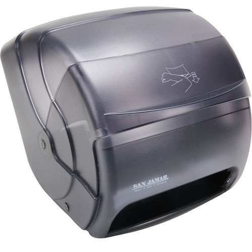 San Jamar SJT850TBK Towel Dispenser , Roll,Plst,Bl