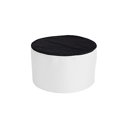 Allpoints 1880WHBK Kng Chef Hat Skull Cap Mesh, White