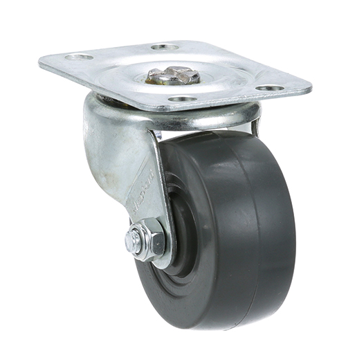 Dean 810-0006 2" X 3/4" Plate Mount Swivel Caster W/o Break, 100 LB Load Capacity