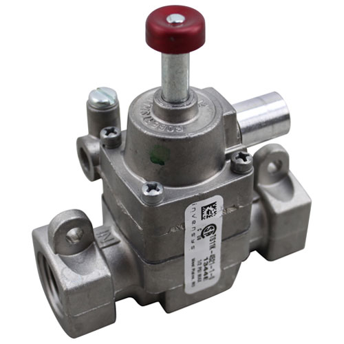 Bakers Pride AS-M1557A Gas Safety Valve TS11 1/2" MPT Gas In/Out 1/4" CCT Pilot Out
