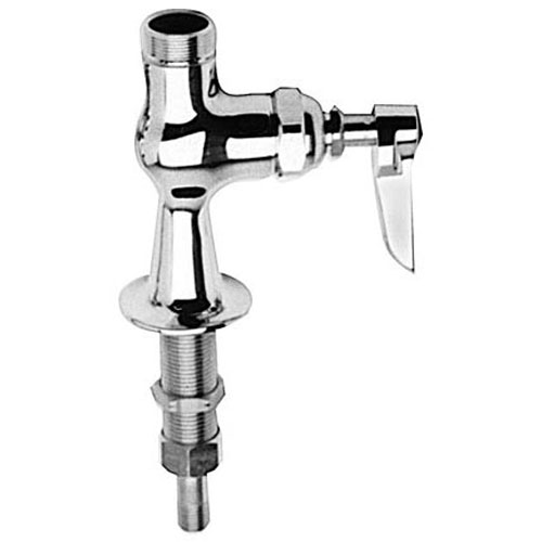 T&S Brass 0205LNM Single Valve Deck Mount Faucet; W/o Swivel Nozzle, 1/4" MPT, Handle