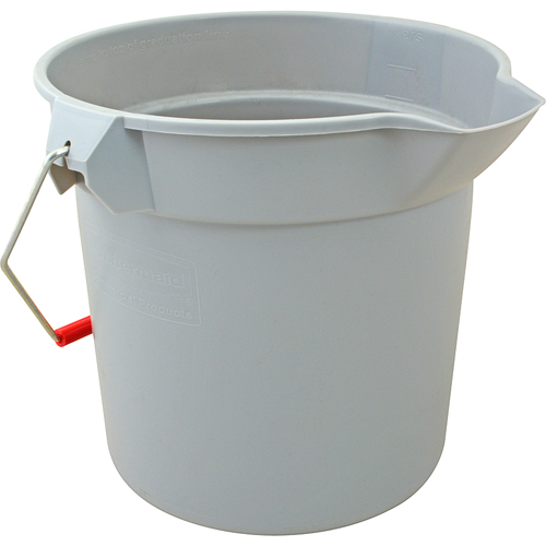 Rubbermaid 90-2963-A1 2 Gallon Gray Sanitizer Bucket