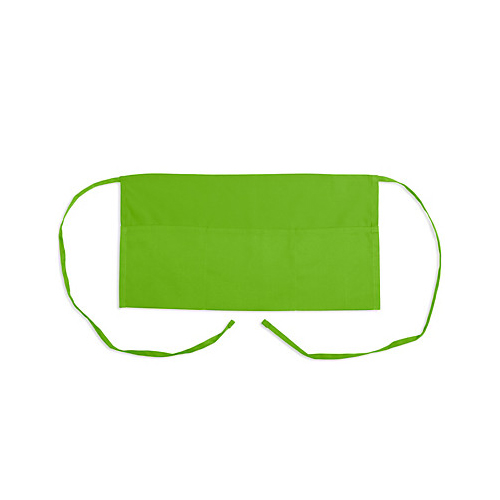 Allpoints 1046LMG KNG 11 in Waist Apron Lime Green 3 Pockets
