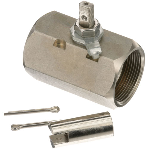 Henny Penny 17260 Fryer Drain Valve W/Coupling Handle 1-1/2" FPT X 3.450"