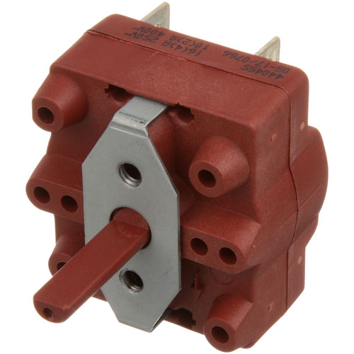 Duke 600541 Oven 3-position Rotary Switch W/6 Term D Stem 20A 120-240V