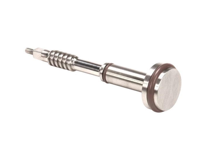 Market Forge 10-4967 Stem Valve W/10-24 Threads & Round Phenolic Knob 1-1/2" SS