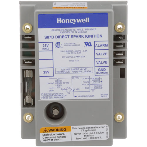 Hobart 00-416011-00001 Direct Spark Ignition Module/ 4 Sec Lockout Single Electrode 25V