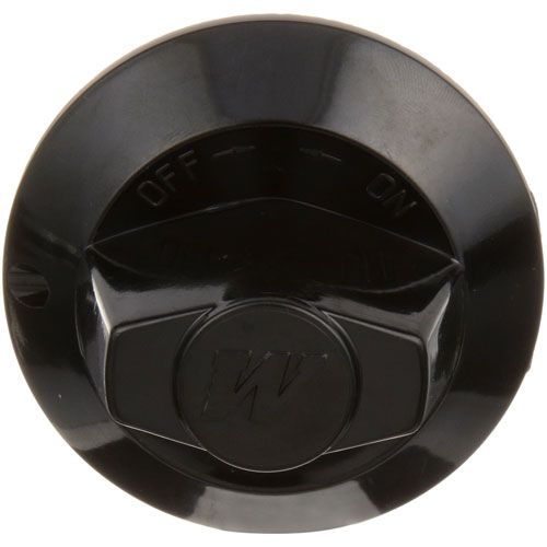 Hobart 719257-2 Black Knob 2-1/2 D, Off-On