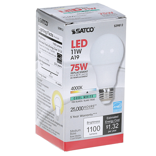 Kason 11802L26014 Satco LED Light Bulb