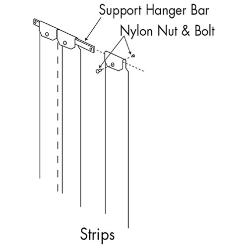 Kason┬&laquo; - 402la6063884 Strip Curtain For Kason - Part# 402la6063884