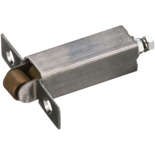 Bakers Pride S8768A Oven Door Catch Roller Brass 1-3/4" Ctr X 3-1/8 Overall