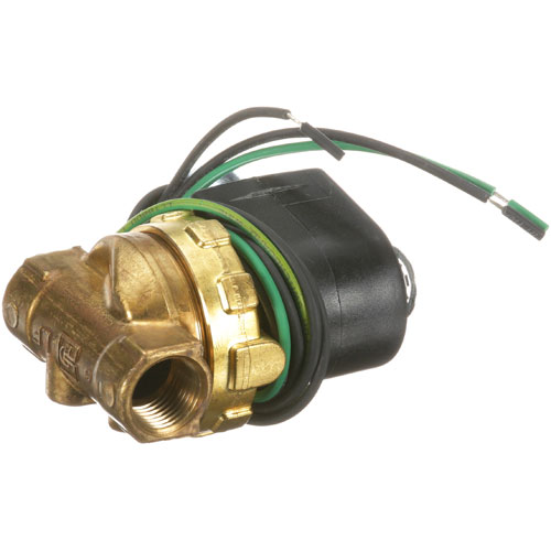 Parker Hannifin 08FS5C2432ACH4C05 Steamer Solenoid Valve W/ 18" Coil Wire Leads 1/2" FPT