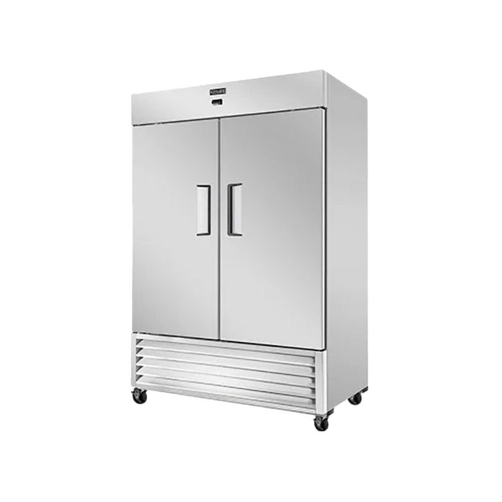 VITLIFE Commercial VRB54R 2-Solid Door Reach-In Refrigerator 44.89 cu. ft.