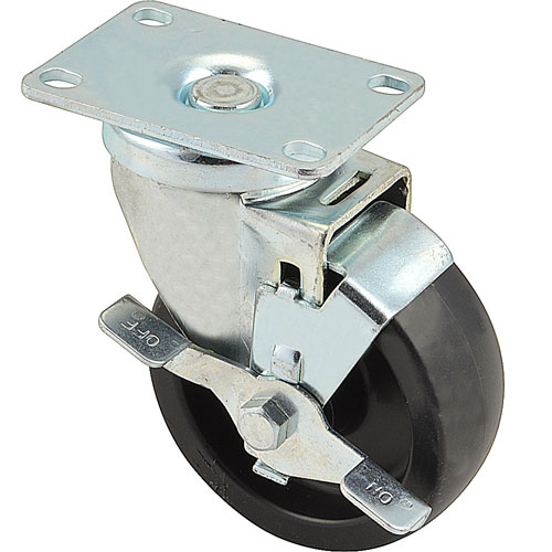Delfield DEL3234180 Caster, 4, Plate, Swvl, Brk,