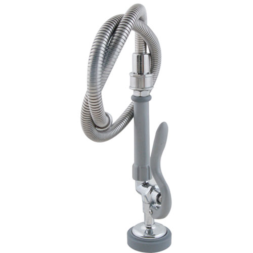 T&S Brass TSB0100SWV Pre-Rinse Swivel Hose & Spray Valve Assembly 44"