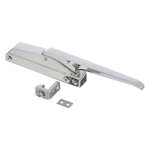 FWE LTHDR Mechanical Door Latch W/ Strike Straight Handle & No Lock