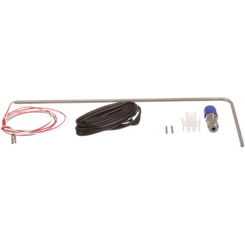 Frymaster FM826-2423 Fryer Computer Probe 11-1/4" X 4-1/4" 3/16" DIA 36" Leads W/1/8" Male Push Pin 35" HI-Temp Sleeve